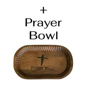 Wood Prayer Bowl Tray Mango Wood Home Decorative Use Only